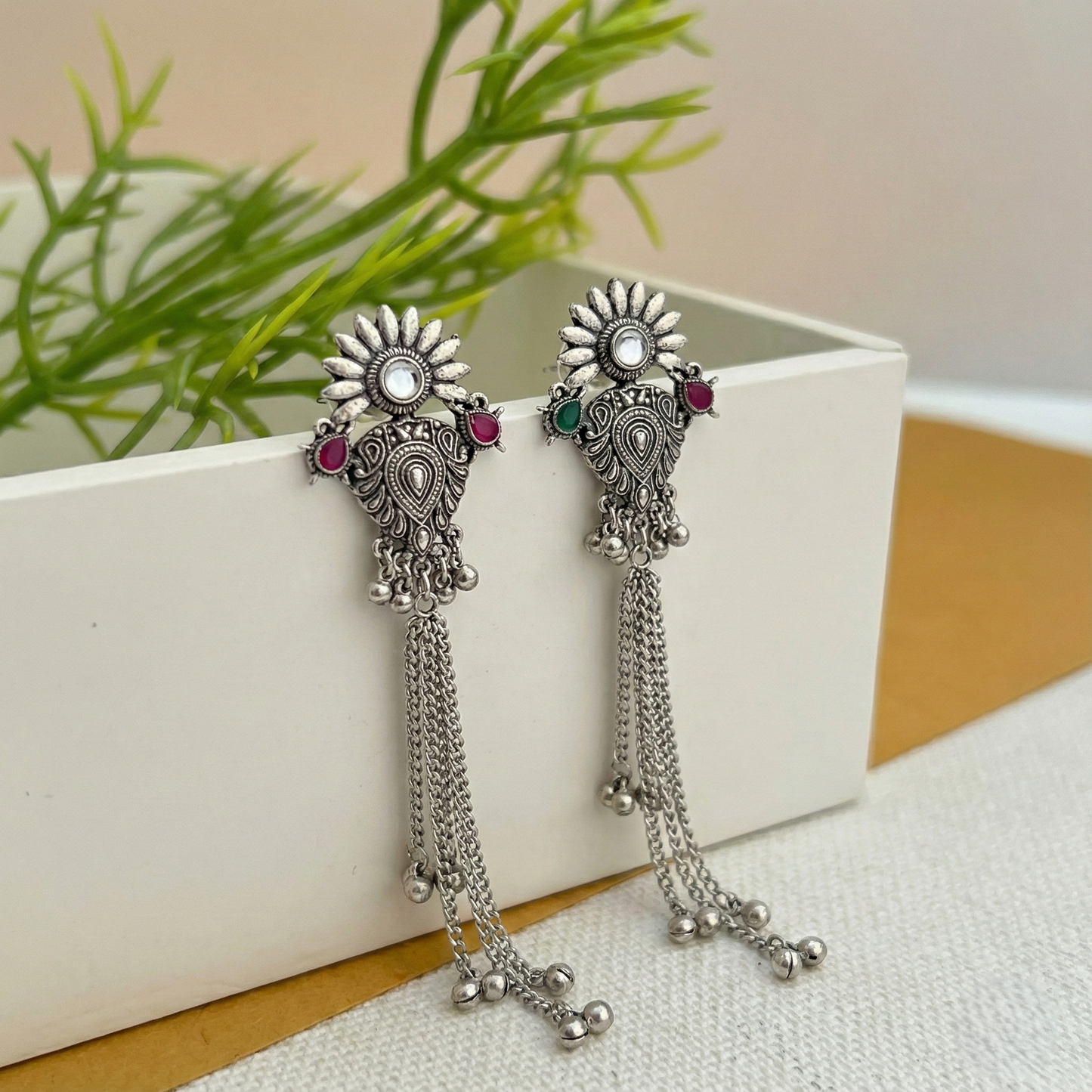 Kashmiri Chandbali Earrings