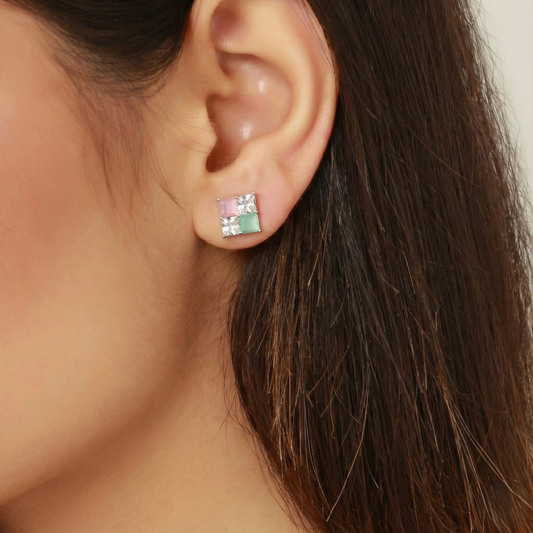 Pixel Gem Earrings