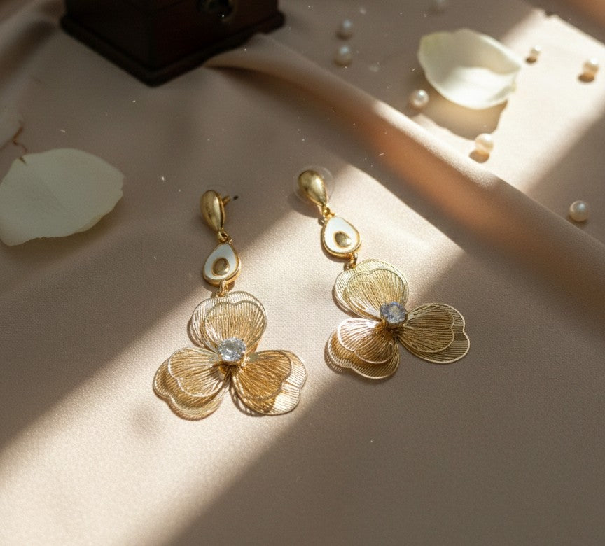 Golden Bloom Earrings