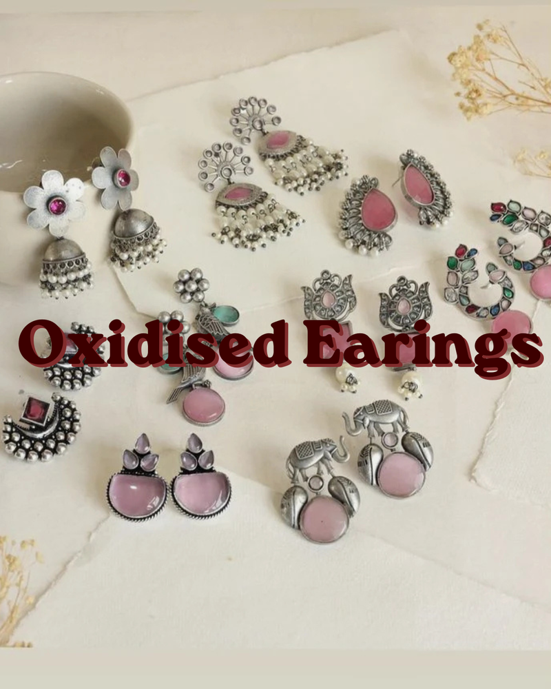 Oxidised Earings