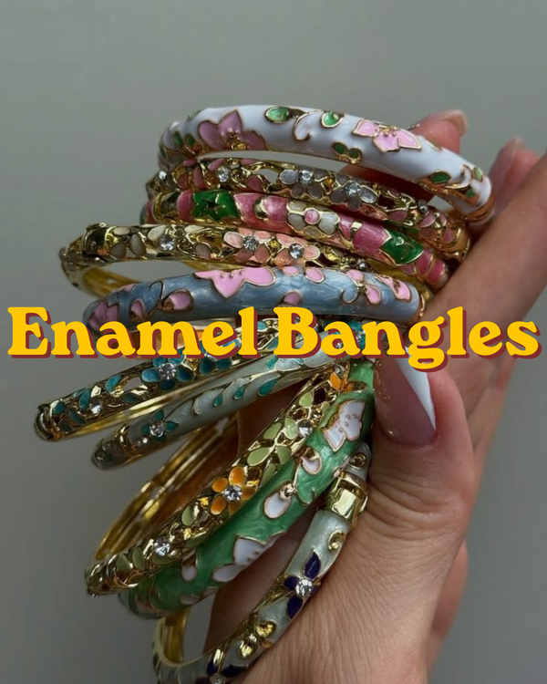 Enamel bangles
