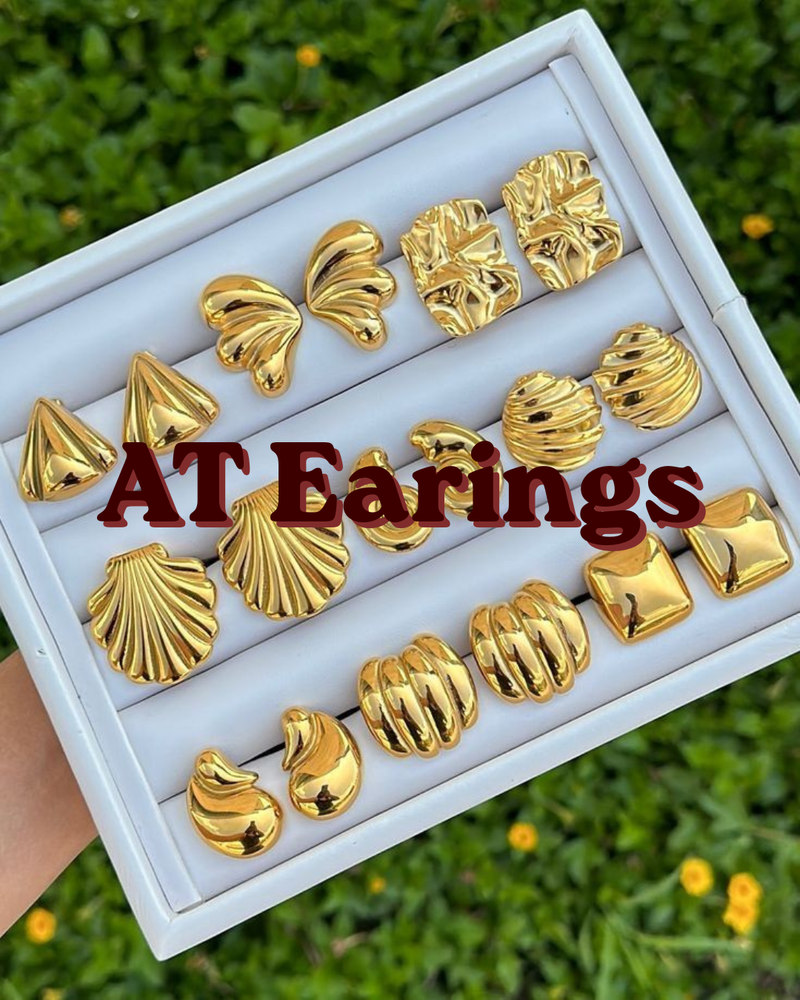 Anti-tarnish earrings