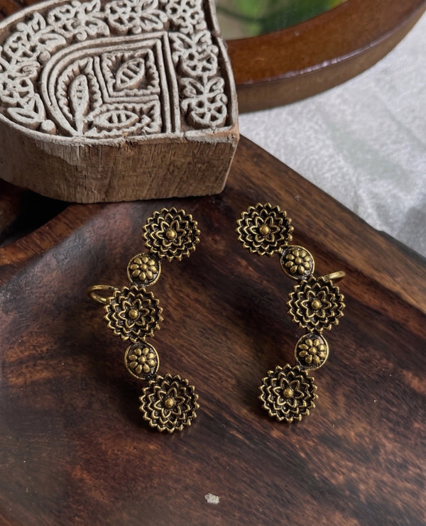 The Genda Phool Ear Cuffs