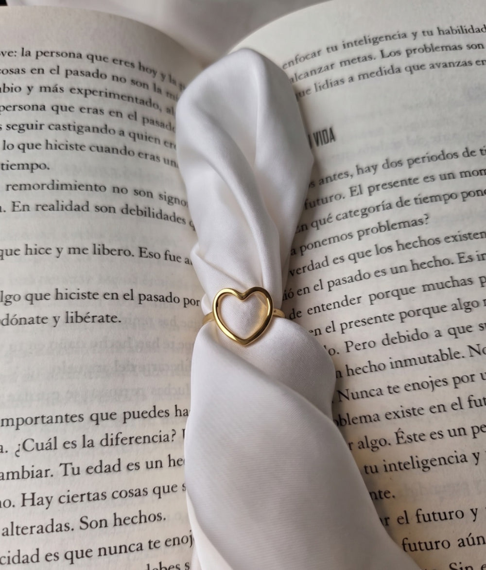 The Amour Open Heart Ring