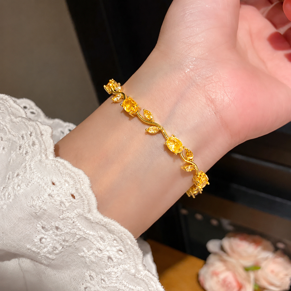 Amber Tulip Bracelet 💛