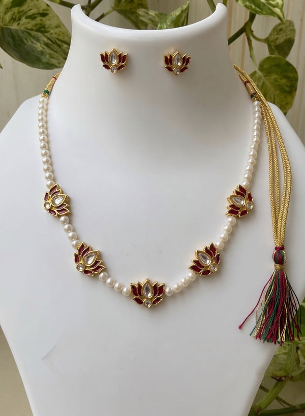 Ziya Lotus Pearl Set