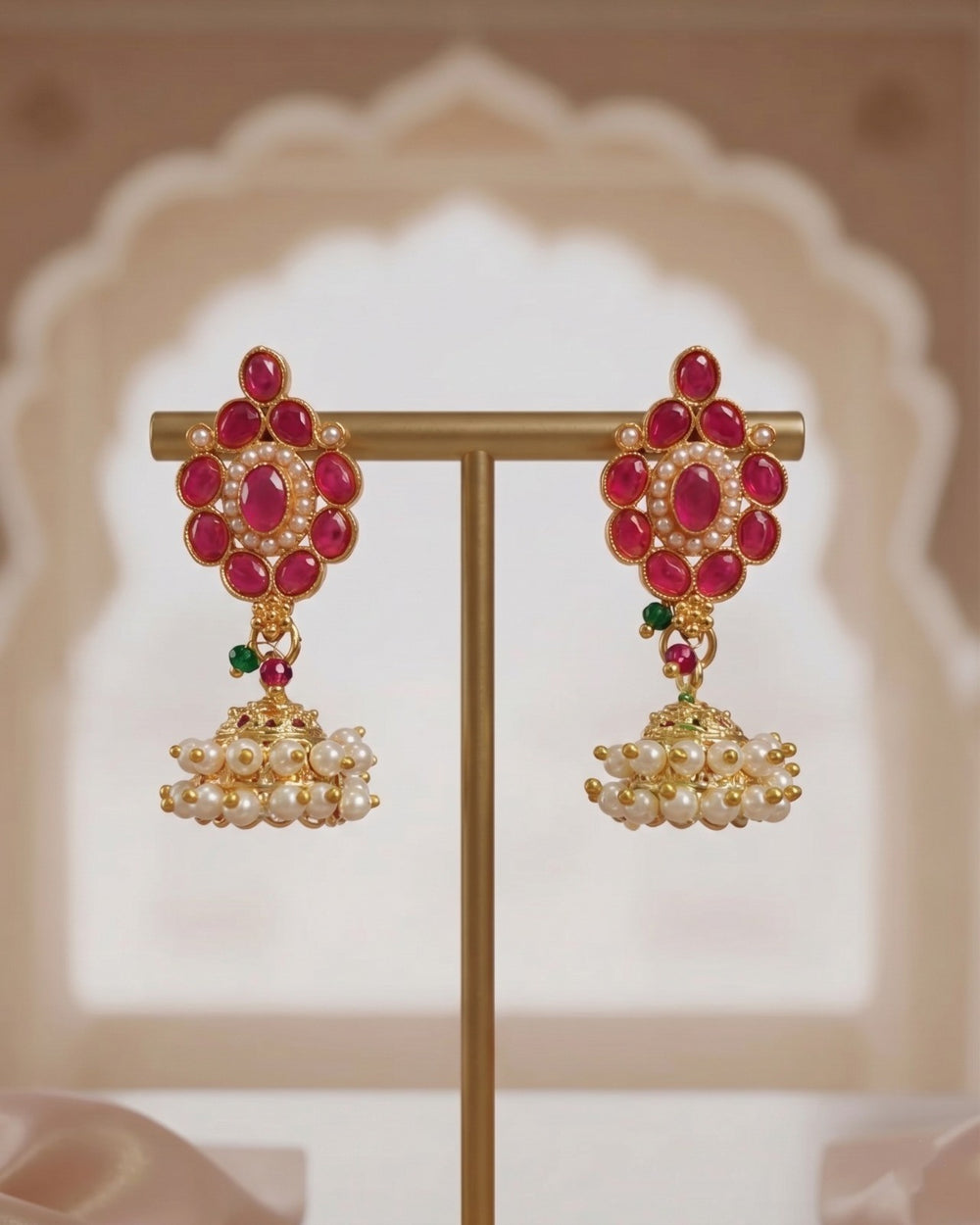 Rajkumari Kemp Shield Jhumkha