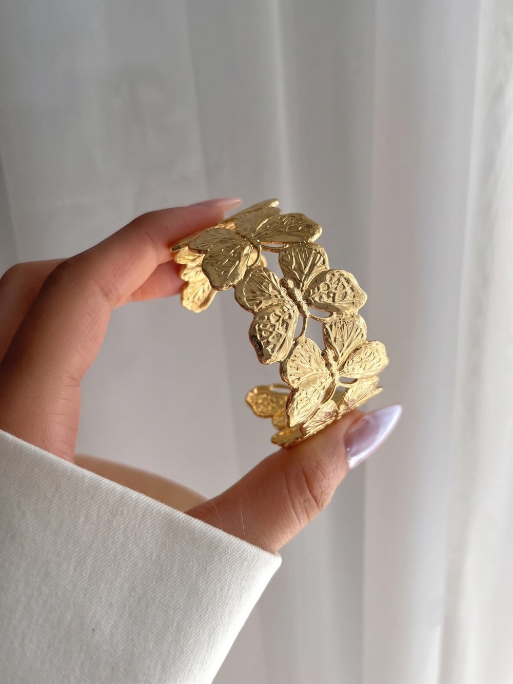 The Mariposa Golden Flutter Cuff