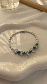 Emerald Elven Garland Bracelet