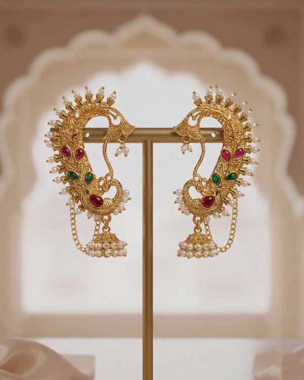 Mayura Rajasi Ear Cuffs