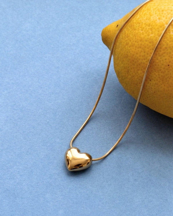 The Velvet Heart Slider Necklace