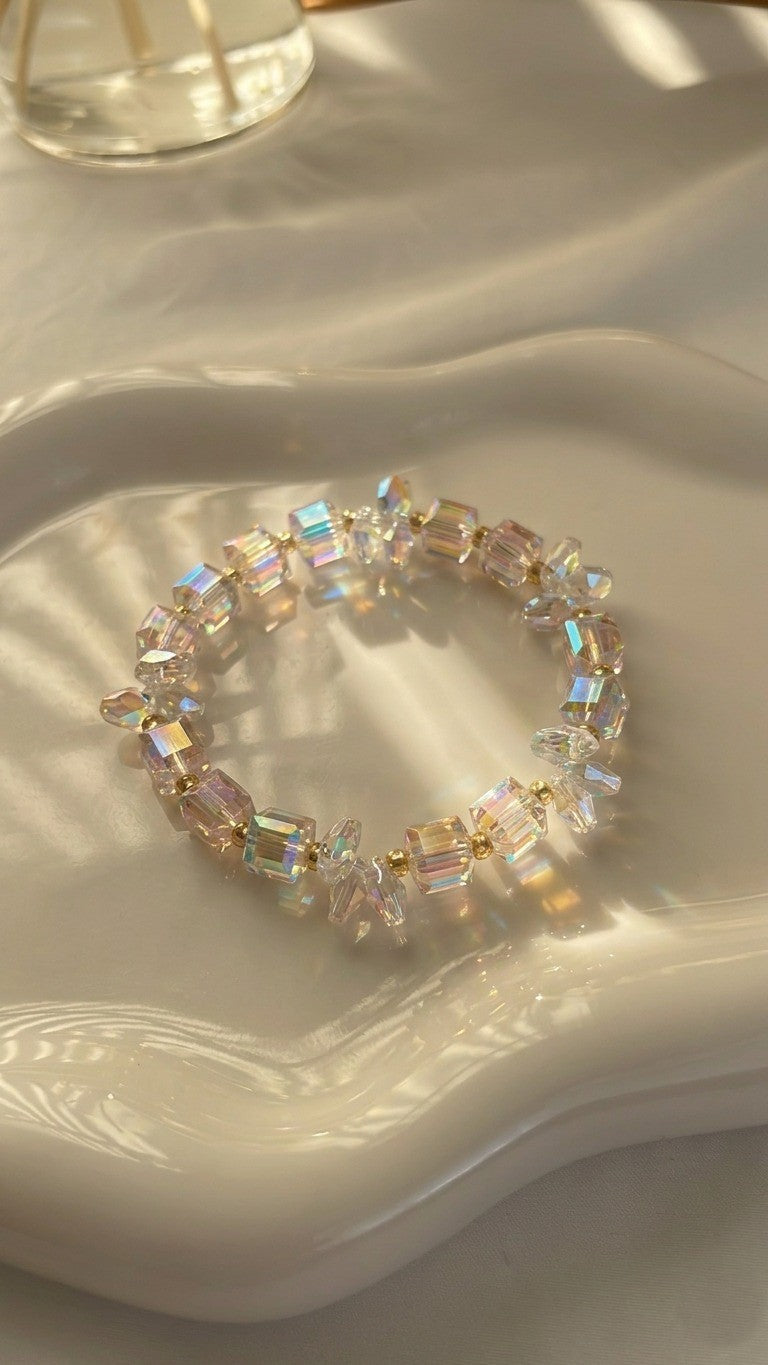 Aurora Borealis Butterfly Bracelet