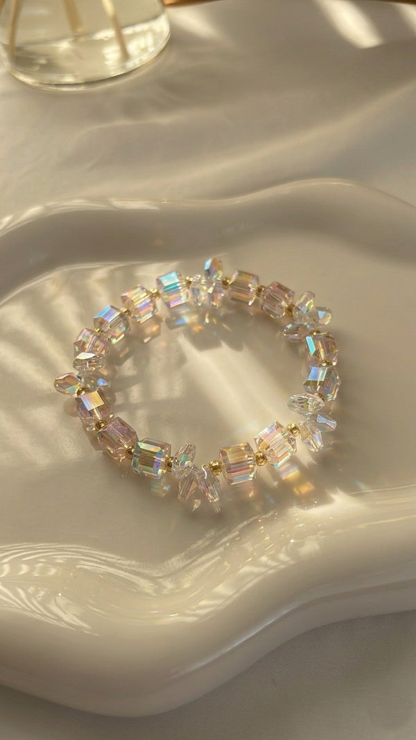 Aurora Borealis Butterfly Bracelet