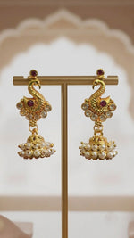 Shahi Paithani Mor Jhumkha