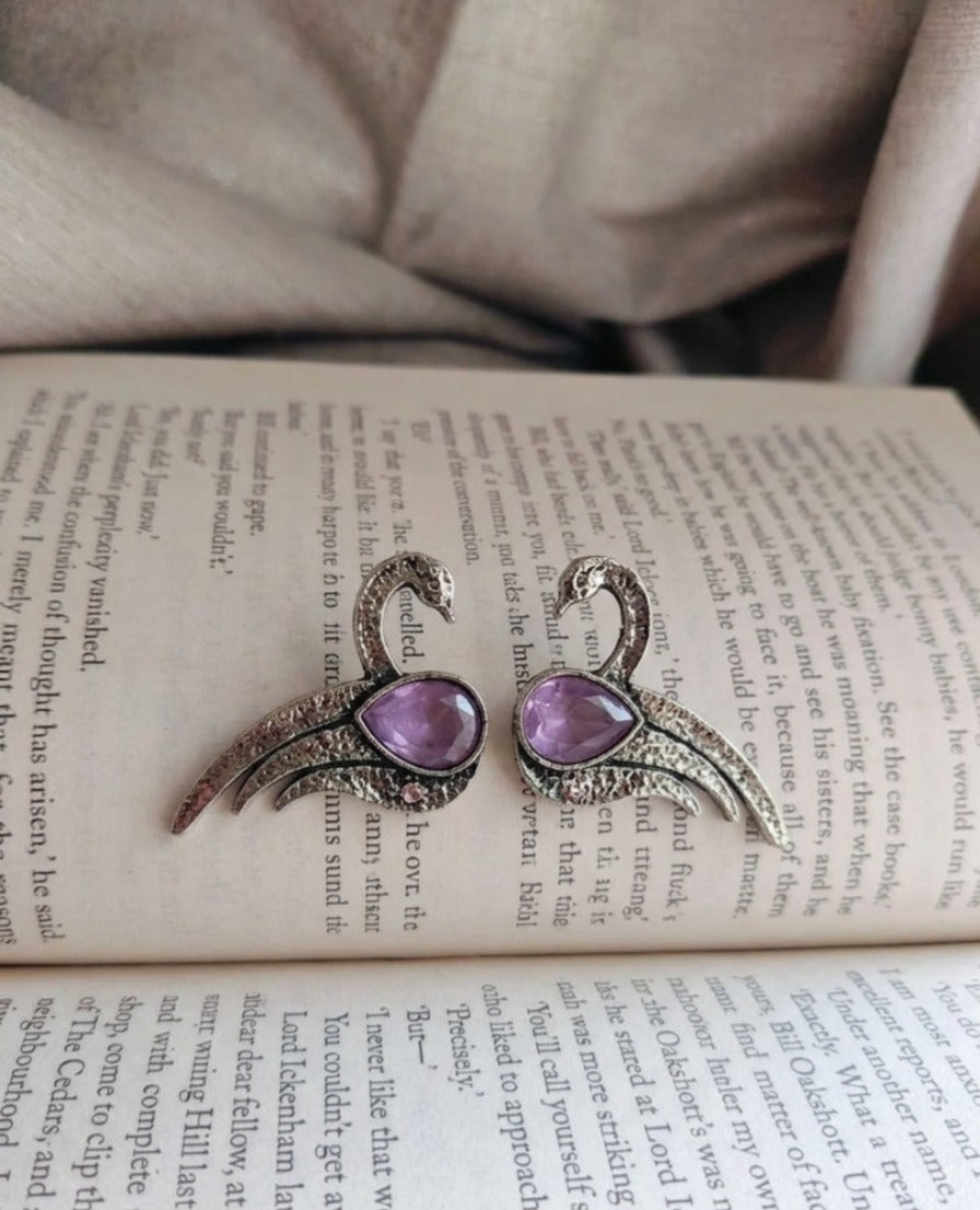 The Hansa Lavender Studs
