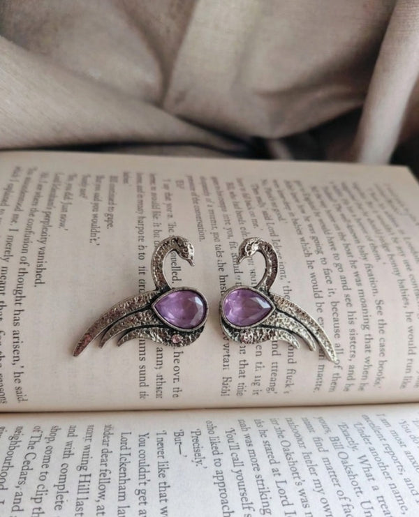 The Hansa Lavender Studs