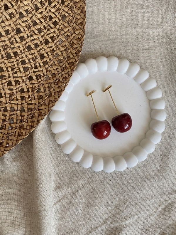 Cherry Pop Drop Earrings 🍒🎈