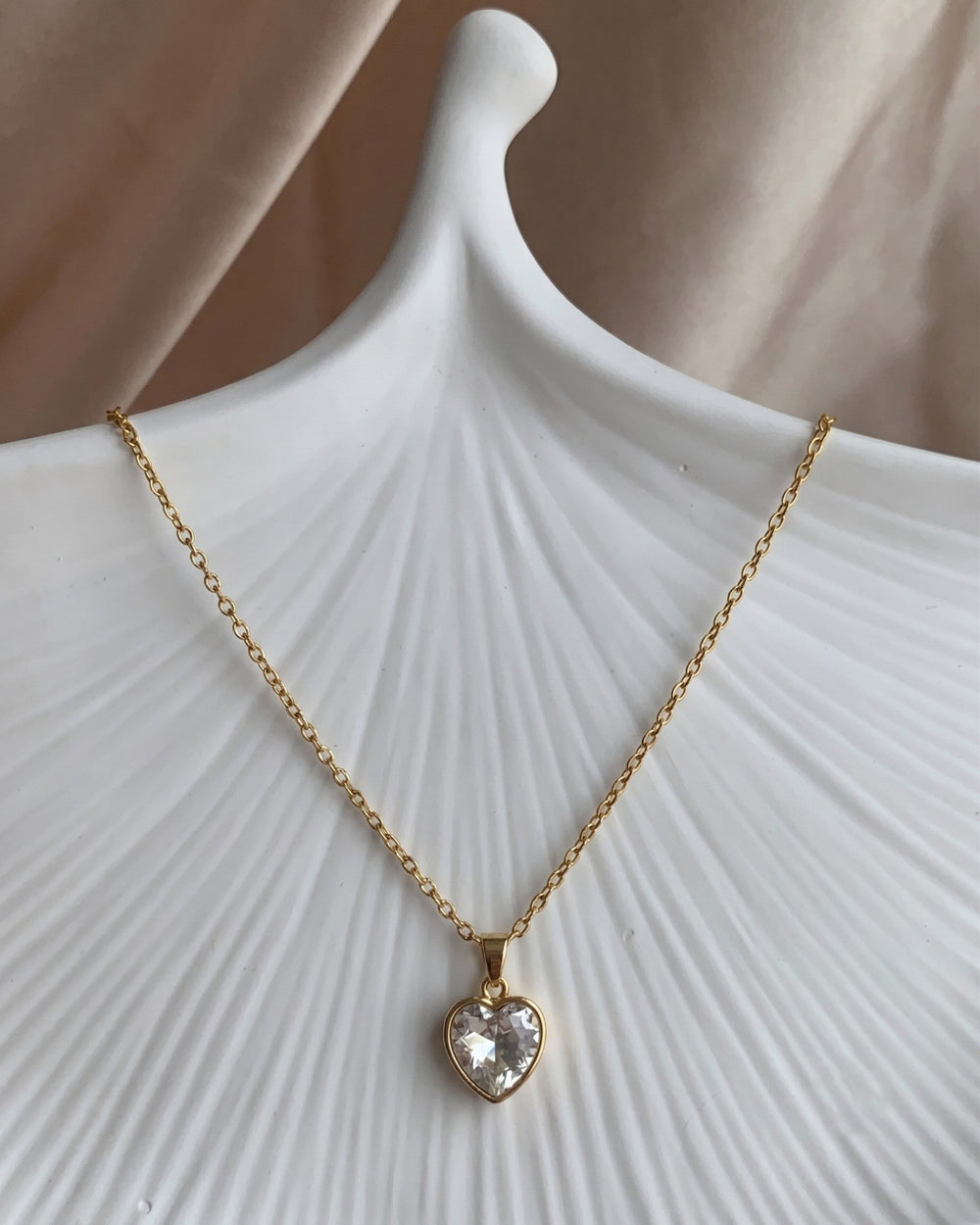 The Amora Glint Heart Necklace