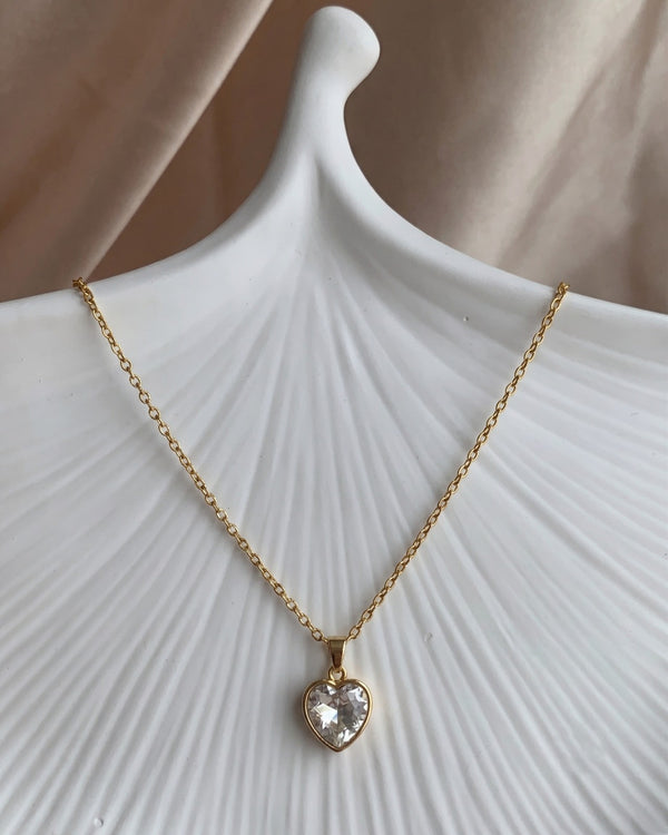 The Amora Glint Heart Necklace