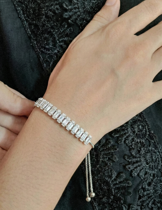Ice Linear Crystal Bracelet