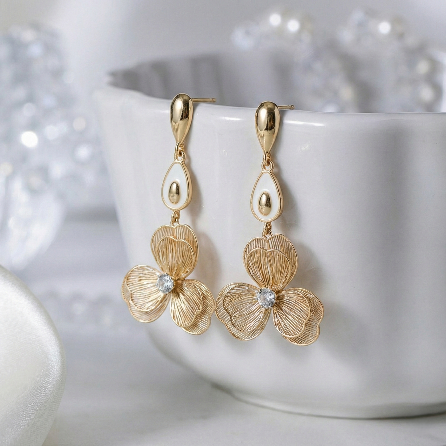 Golden Bloom Earrings