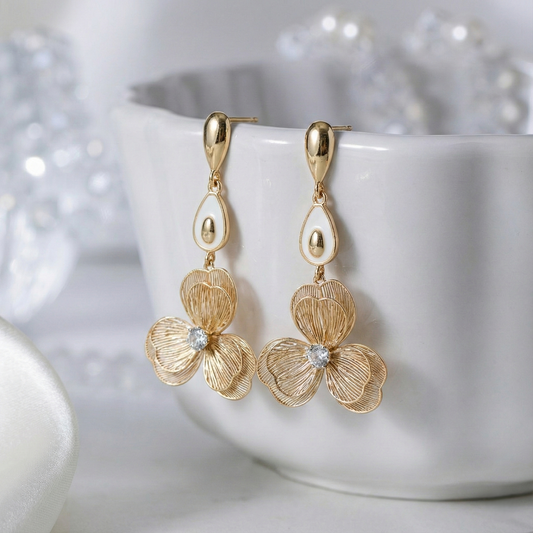 Golden Bloom Earrings