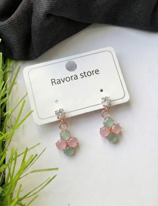 Spring Whisper Gem drop earrings