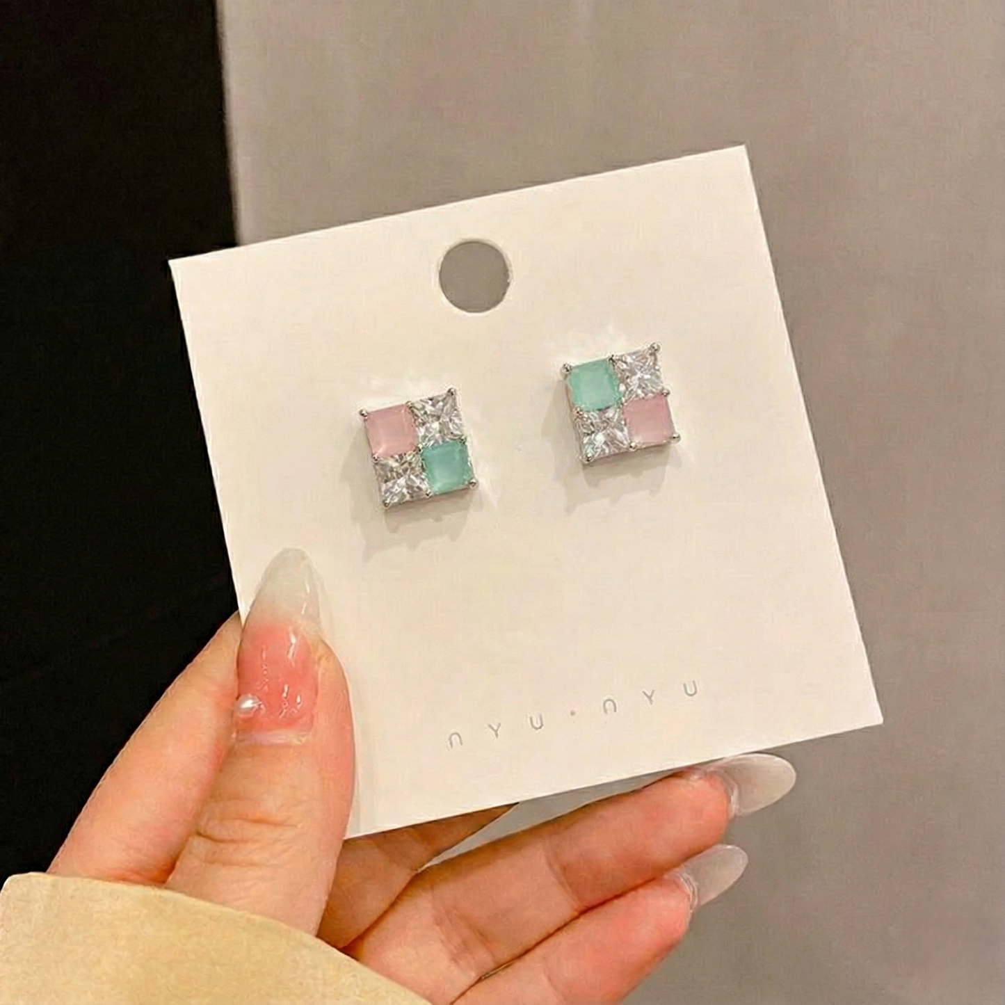 Pixel Gem Earrings
