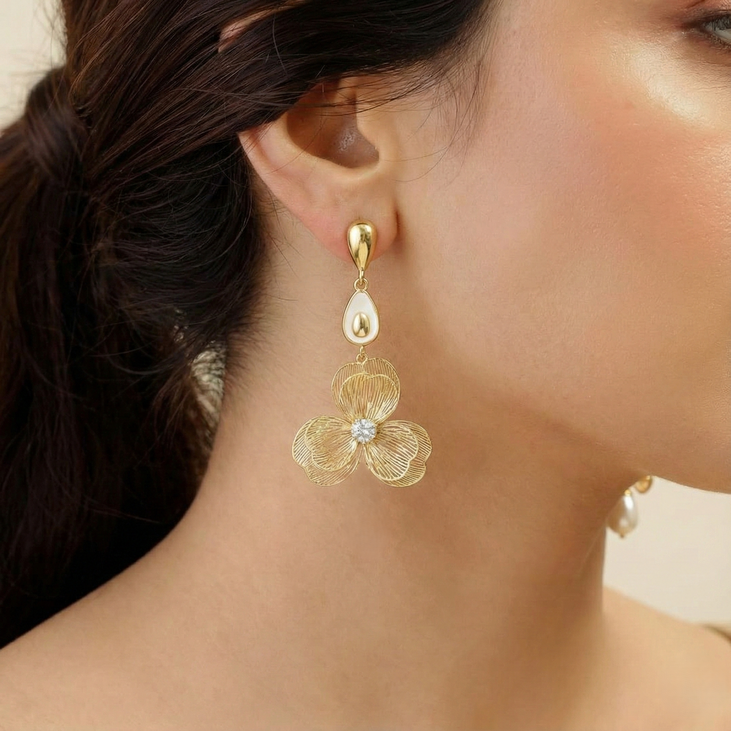 Golden Bloom Earrings