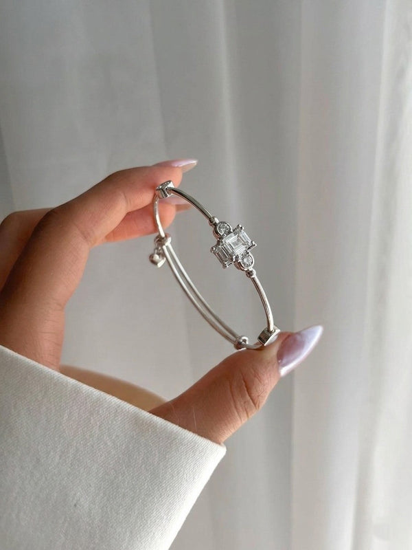 Pixie Dust Silver Bangle