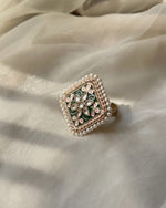 Zoya Meenakari Cocktail Ring