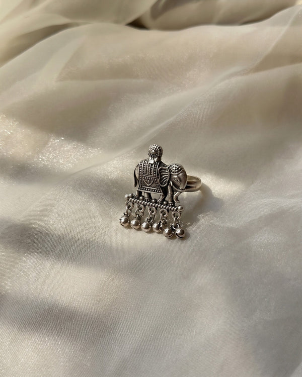 Gajraj Ghungroo Statement Ring