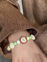 The Sweet Apple-Crumble Beaded Charm