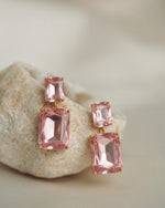 The Blush Princess Emerald-Cut Drops