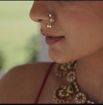 The Floral Navya Anti-Tarnish Nath