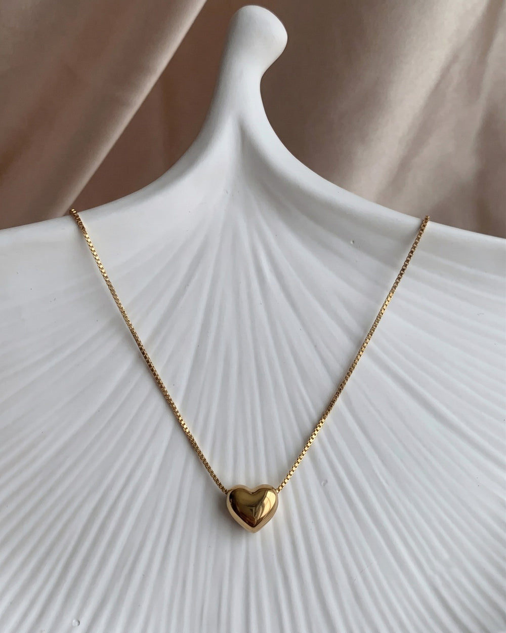 The Velvet Heart Slider Necklace